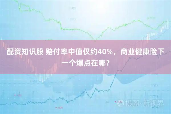 配资知识股 赔付率中值仅约40%，商业健康险下一个爆点在哪？